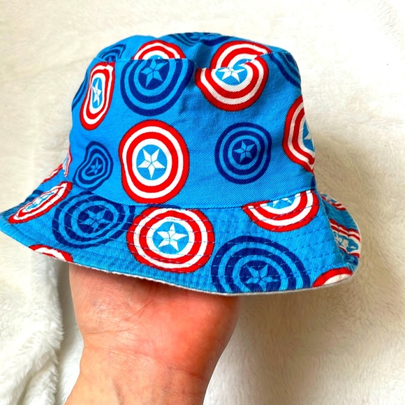 Kids Marvel Captain America Bucket Hat 